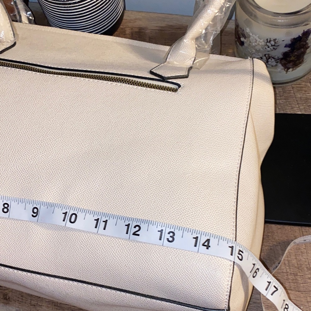 NWT!! London Fog Large Maille Tote Shoulder Bag 100th Anniversary Cream Caviar - Picture 12 of 14